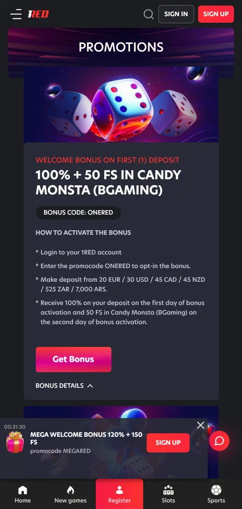 1Red Casino Australia payment methods and withdrawal options for Australian players