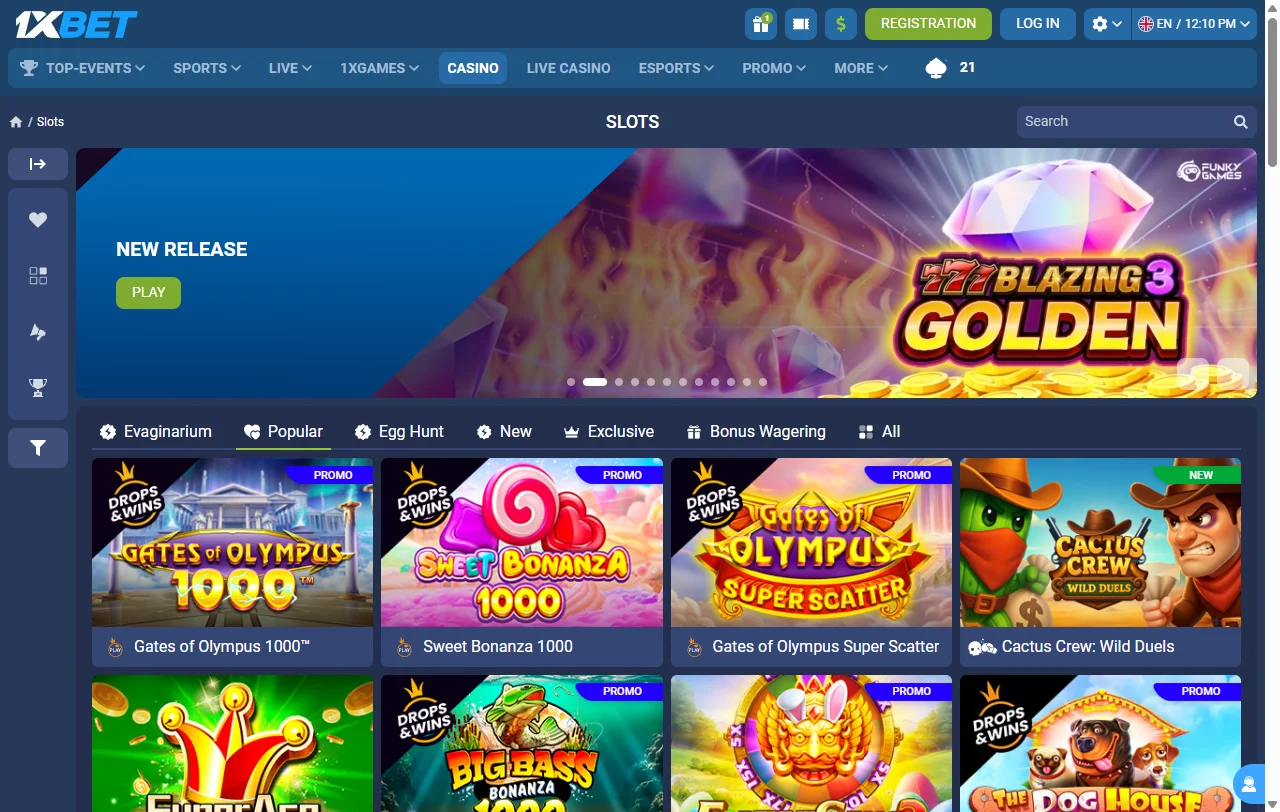 Game library showcase featuring 6,000+ titles from Pragmatic Play, Evolution Gaming, and NetEnt providers