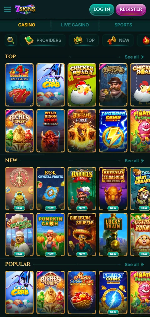Deposit and withdrawal payment methods supported by 7Signs Casino for Australia