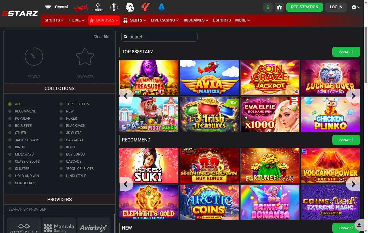 888Starz Casino - complete platform review and analysis for Australia players