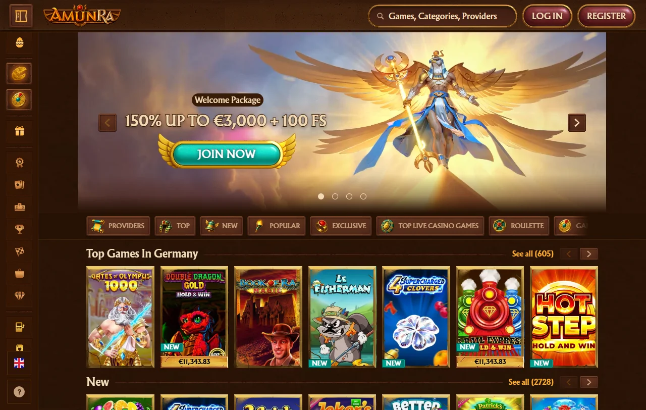 AmunRa Casino comprehensive review covering platform features and gaming offerings for Australian players