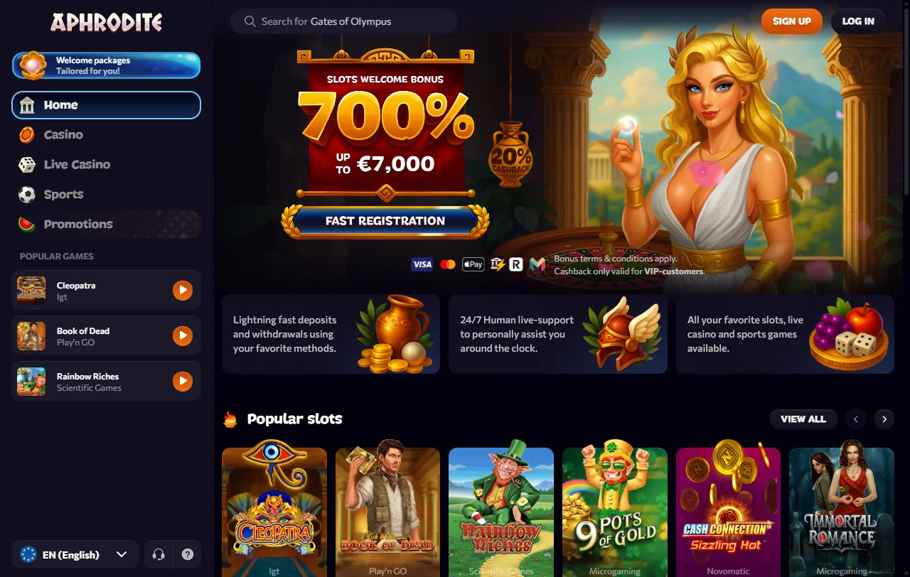 Aphrodite Casino Australia review - complete platform analysis and editorial assessment for Australia players