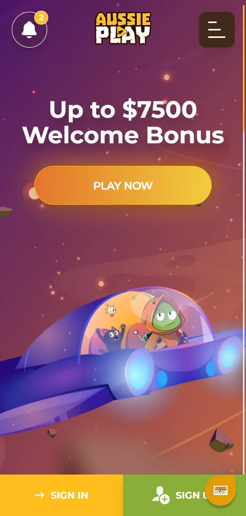 Mobile-optimised Aussie Play Casino platform with responsive design for smartphone gaming