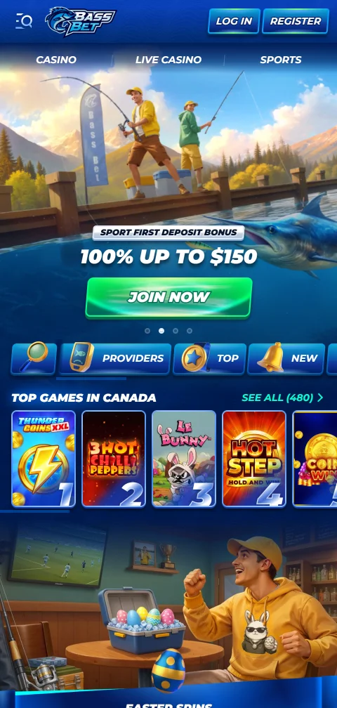 BassBet Casino mobile browser experience optimised for iOS and Android with full game access and account management