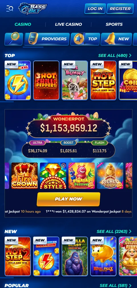Payment methods and banking options at BassBet Casino including PayID, e-wallets and cryptocurrency deposit methods