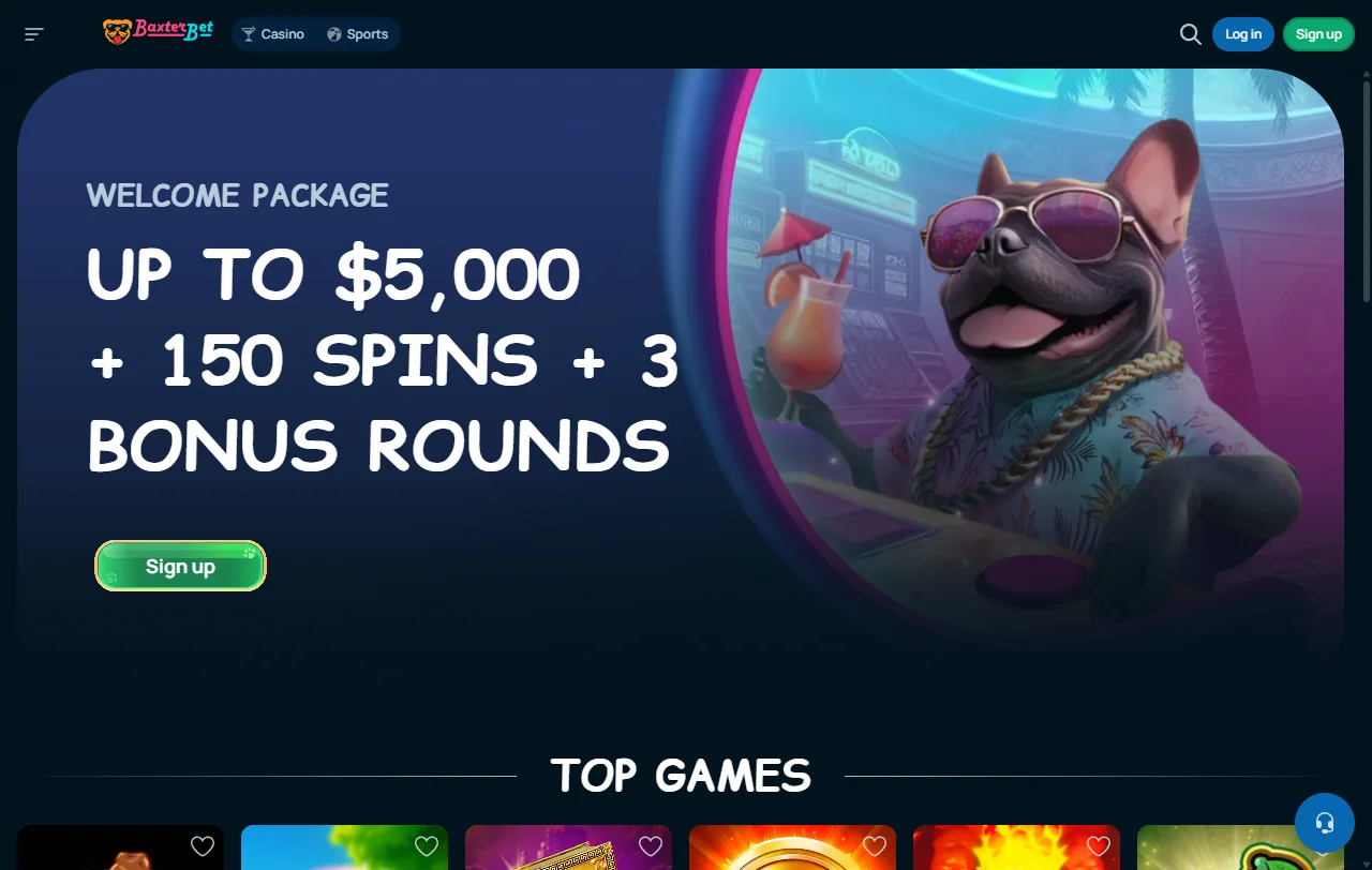 Comprehensive Baxterbet Casino review detailing all platform features and functionality for Australian players