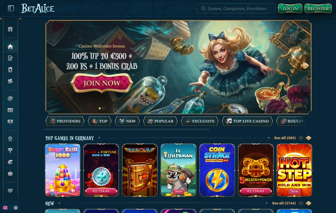 Comprehensive BetAlice Casino review page showing complete platform analysis for Australia players