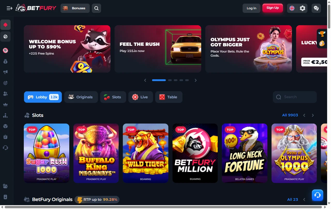 Welcome bonus offers and promotional structure at BetFury Casino Australia