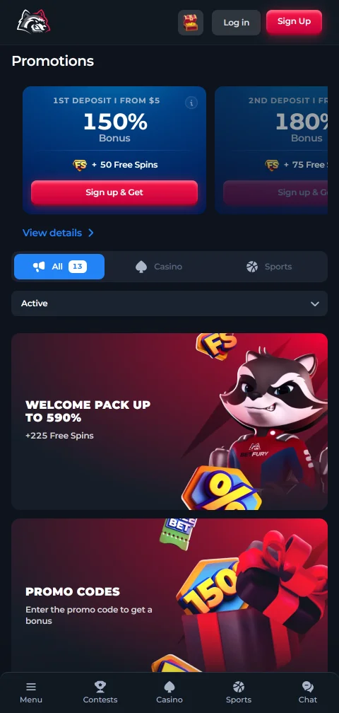 Cryptocurrency and traditional deposit methods available at BetFury Casino Australia