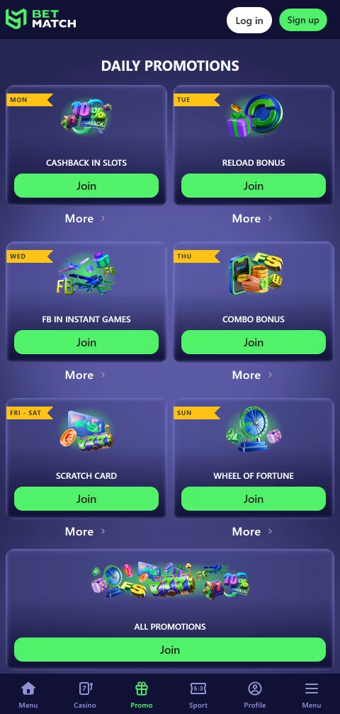 Betmatch Casino payment methods and withdrawal options with 24-48 hour processing
