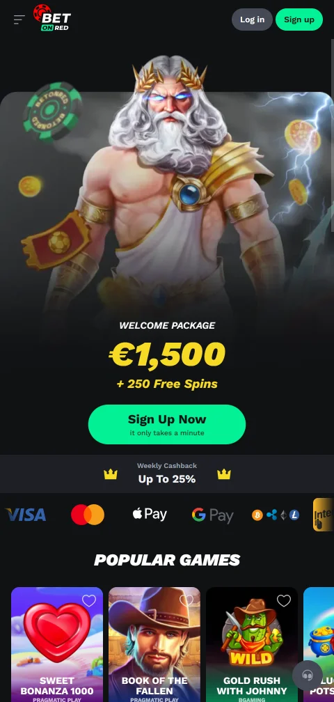 BetOnRed Casino mobile browser experience providing responsive access to games and account management