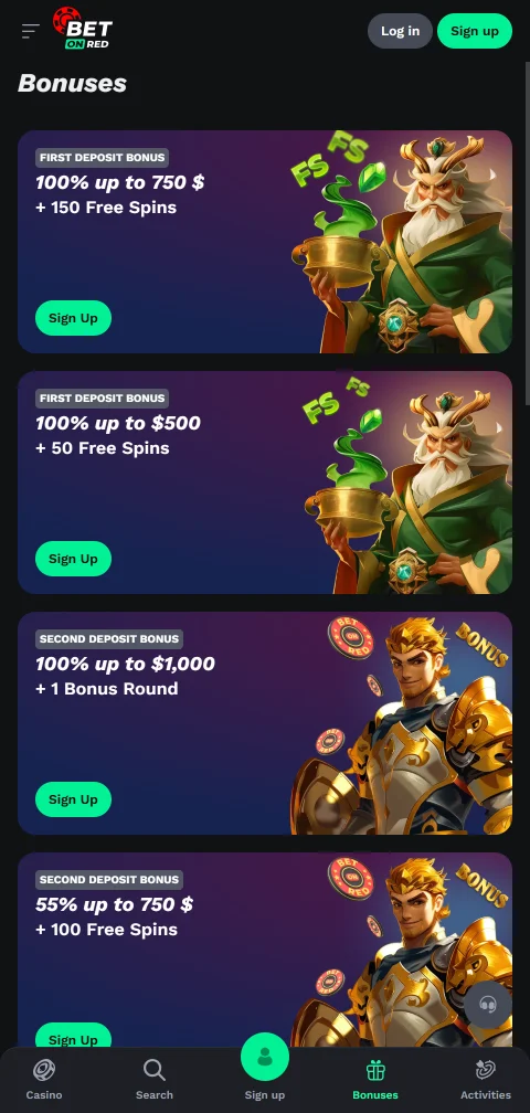 Security features and player protection tools integrated throughout BetOnRed Casino mobile experience