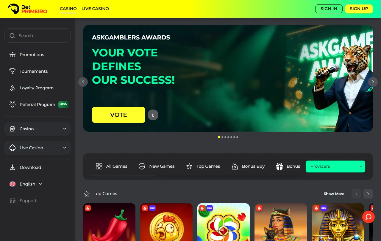 BetPrimeiro Casino complete review and platform analysis for Australia players
