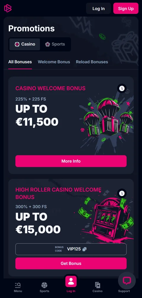 Payment methods and withdrawal options supported by Betsio Casino for Australia