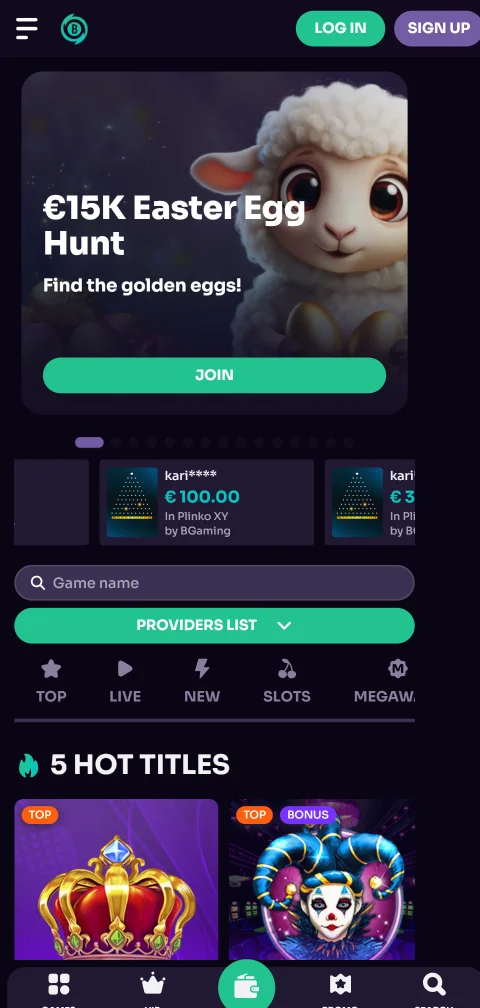 Betzard Casino mobile browser gaming experience and responsive design features