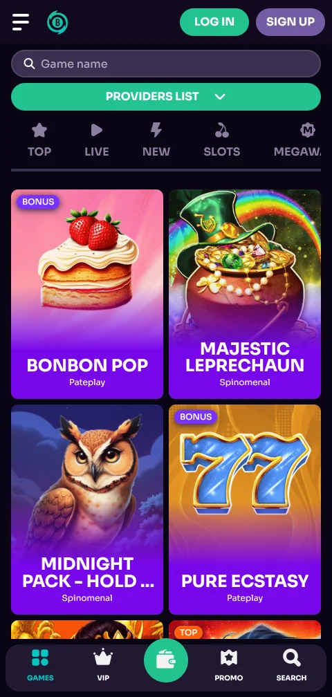 Deposit and withdrawal payment methods accepted at Betzard Casino for Australia region
