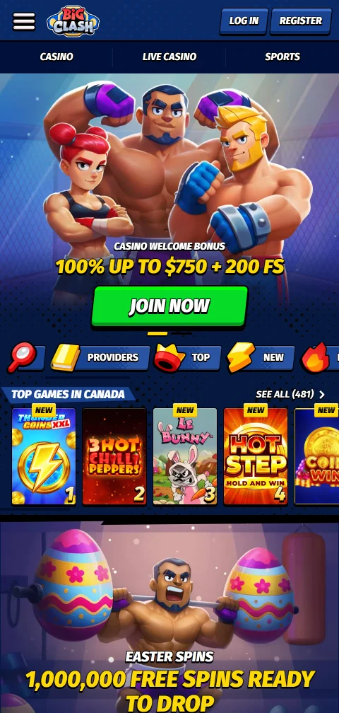 BigClash Casino mobile browser gaming — responsive design for iOS and Android