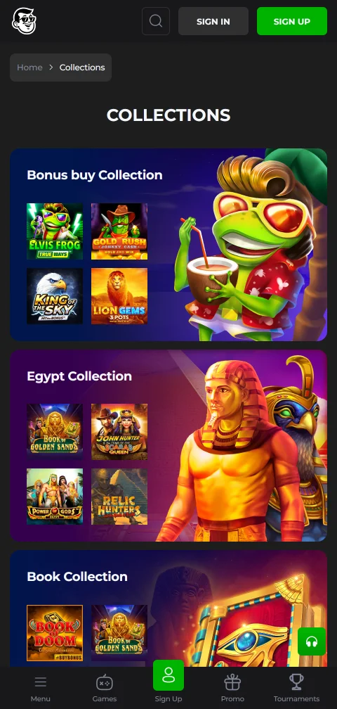 Billy Billion Casino mobile gaming experience accessible via responsive web browser on iOS and Android devices