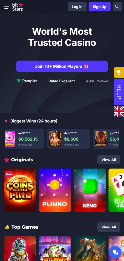 BitStarz Casino responsive mobile platform accessible on iOS and Android devices