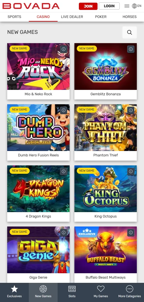 Deposit and withdrawal payment methods supported at Bovada Casino for Australia