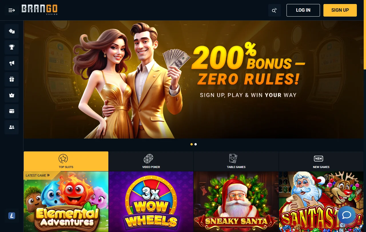 Brango Casino comprehensive review covering platform features and player experience across desktop interface