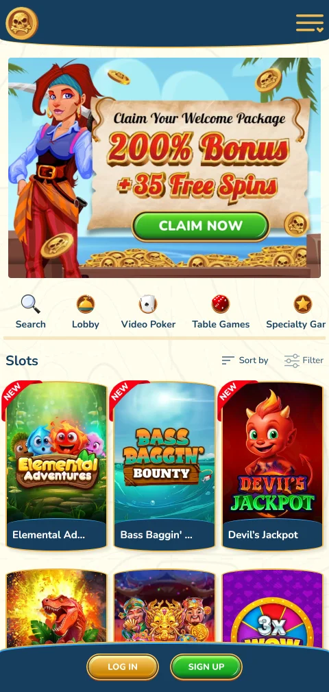 Payment methods and withdrawal options available at Captain Jack Casino displayed in mobile account interface