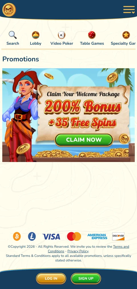 Security and licensing information for Captain Jack Casino including Curaçao eGaming credentials and encryption details