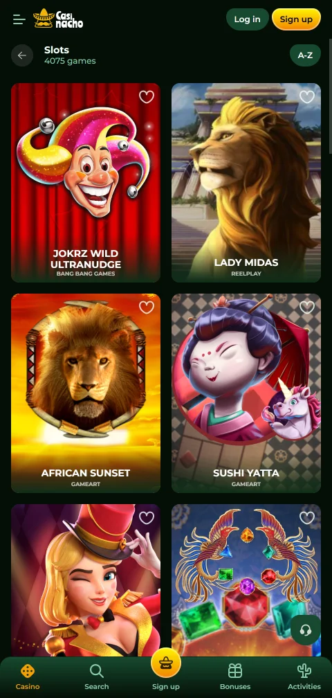 Casinacho Casino deposit and withdrawal methods including e-wallets, cards and cryptocurrency options