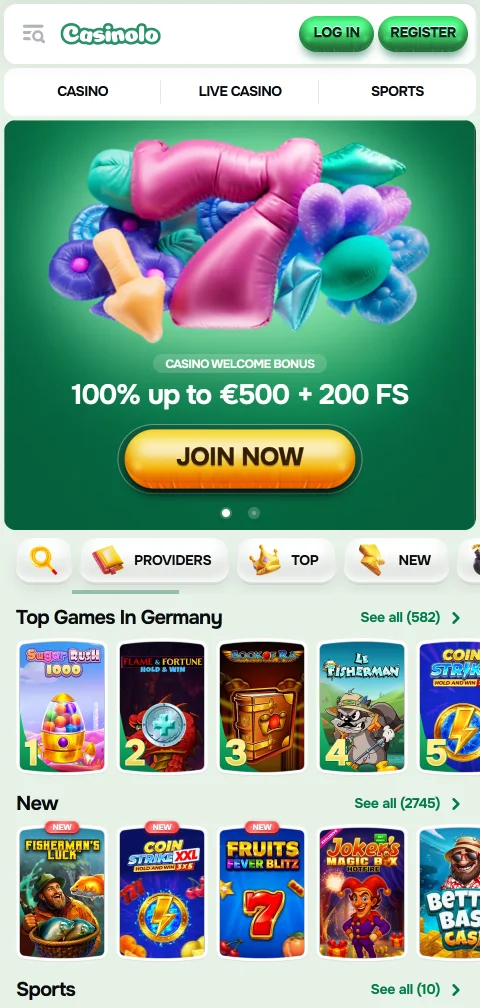 Casinolo Casino mobile gaming experience with responsive design supporting iOS and Android devices