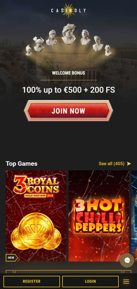 Casinoly Casino mobile browser gaming experience optimised for iOS and Android devices