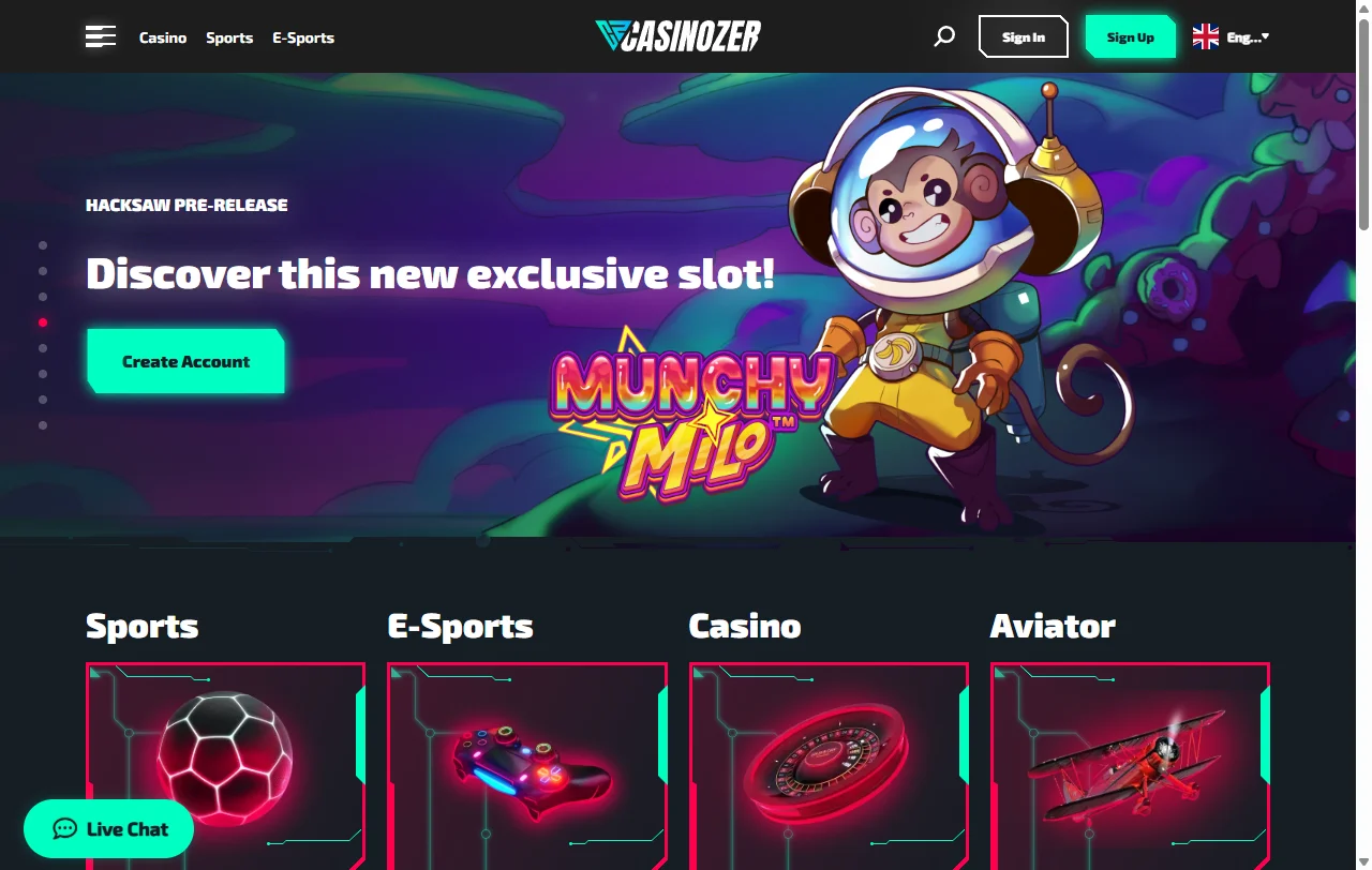 Comprehensive Casinozer Casino review and analysis for Australian players seeking offshore gaming options