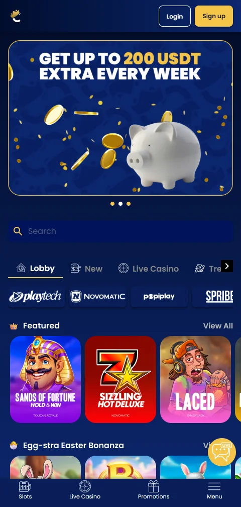CoinKings Casino mobile platform accessible via responsive browser on smartphones and tablets