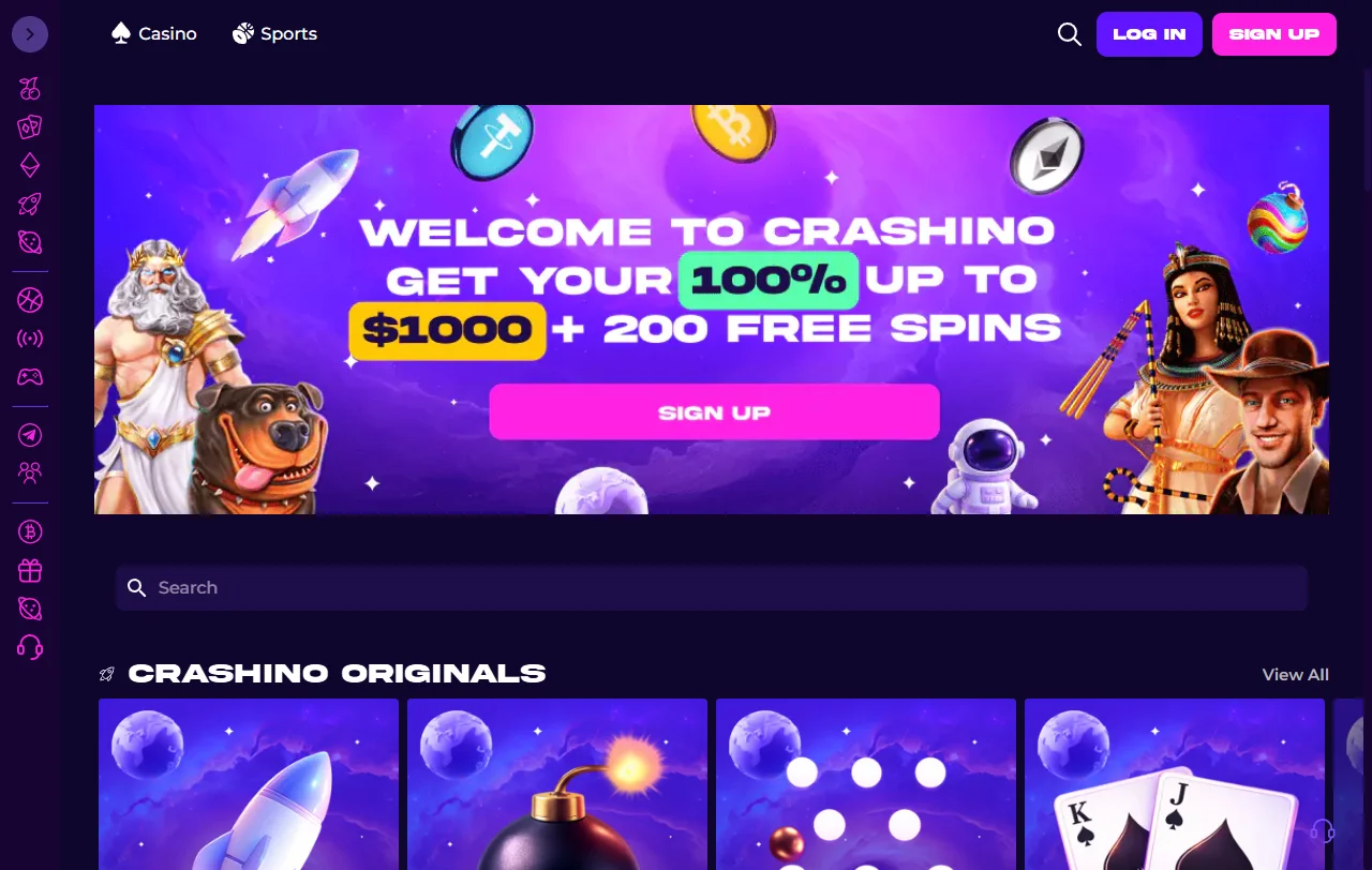 Crashino Casino desktop review comprehensive platform assessment covering all gaming features