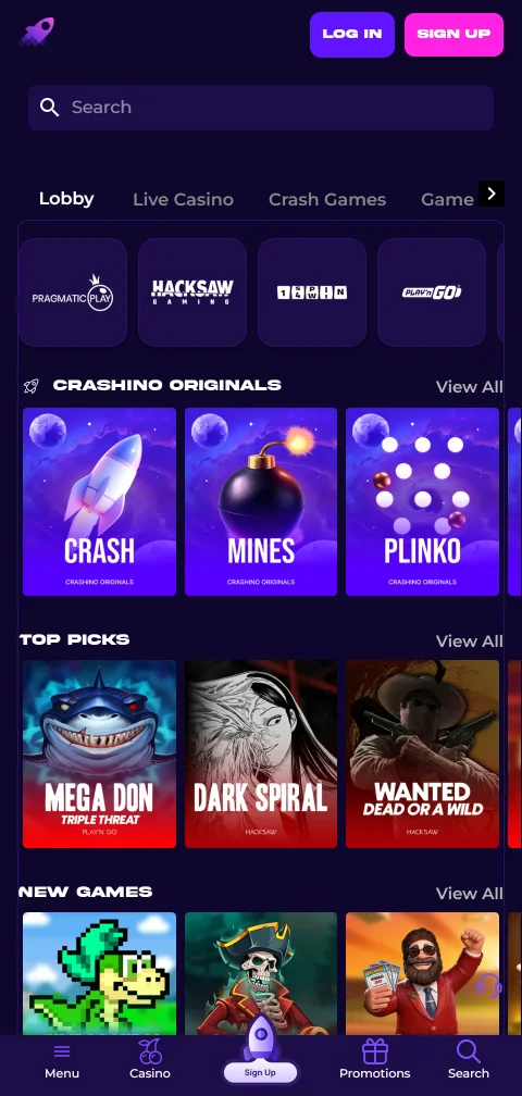 Crashino Casino security framework highlighting Curaçao licensing and player protection features