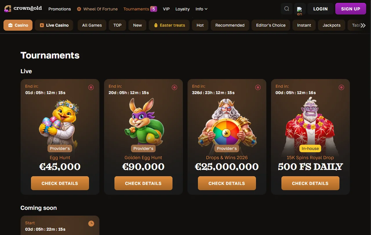 Comprehensive Crowngold Casino review analysis covering platform features and player experience