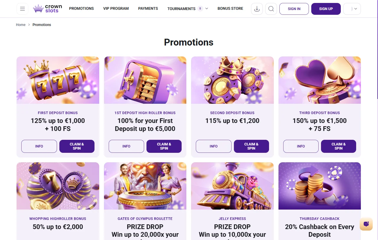 CrownSlots Casino platform overview showing comprehensive review and analysis for Australia players