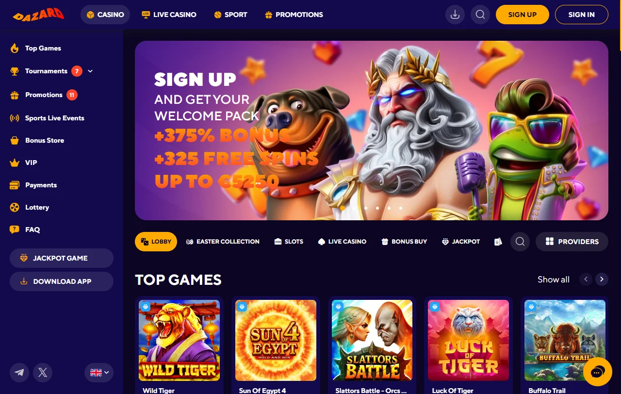 Dazard Casino comprehensive editorial review covering game selection, bonuses, and player experience for Australia