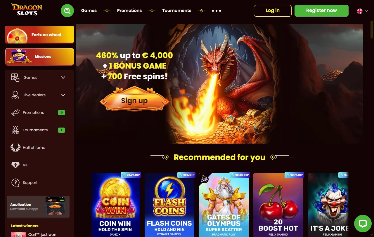 DragonSlots Casino Australia complete review and platform overview for Australia players