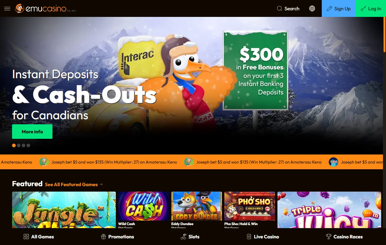 Complete Emu Casino editorial review analysing platform features and player experience for Australia
