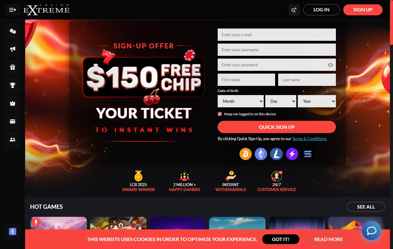 Extreme Casino comprehensive review and analysis for Australia players — verified editorial assessment
