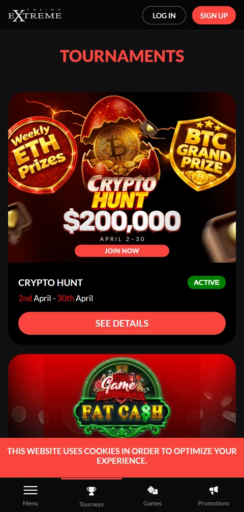Security features and licensing information demonstrating Extreme Casino player protection framework