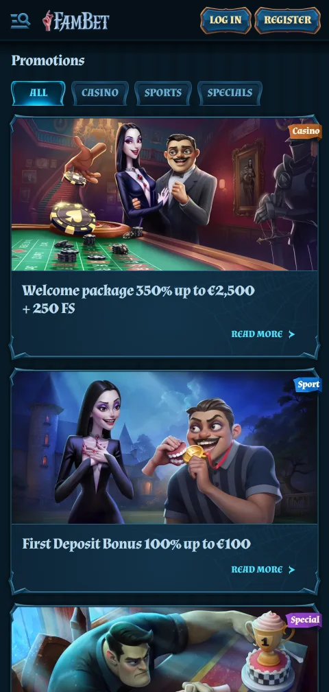 Mobile payment options and withdrawal processing at Fambet Casino