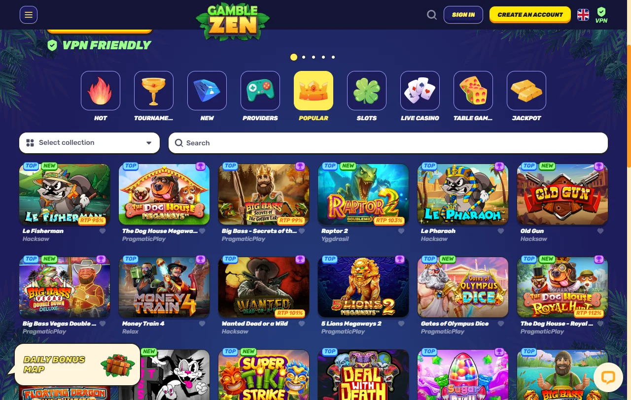 Welcome bonus offers and promotional incentives at Gamblezen Casino