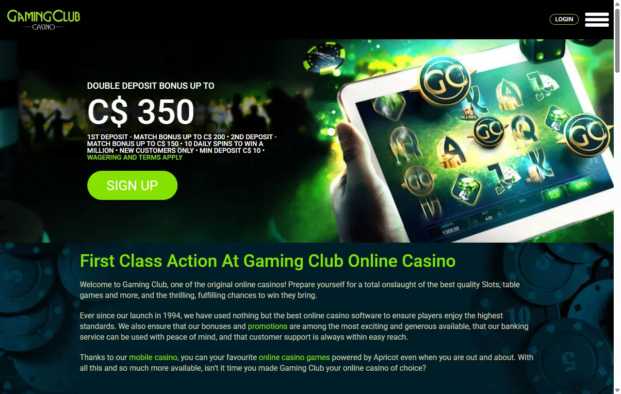 Gaming Club Casino - complete platform review and analysis for Australia players