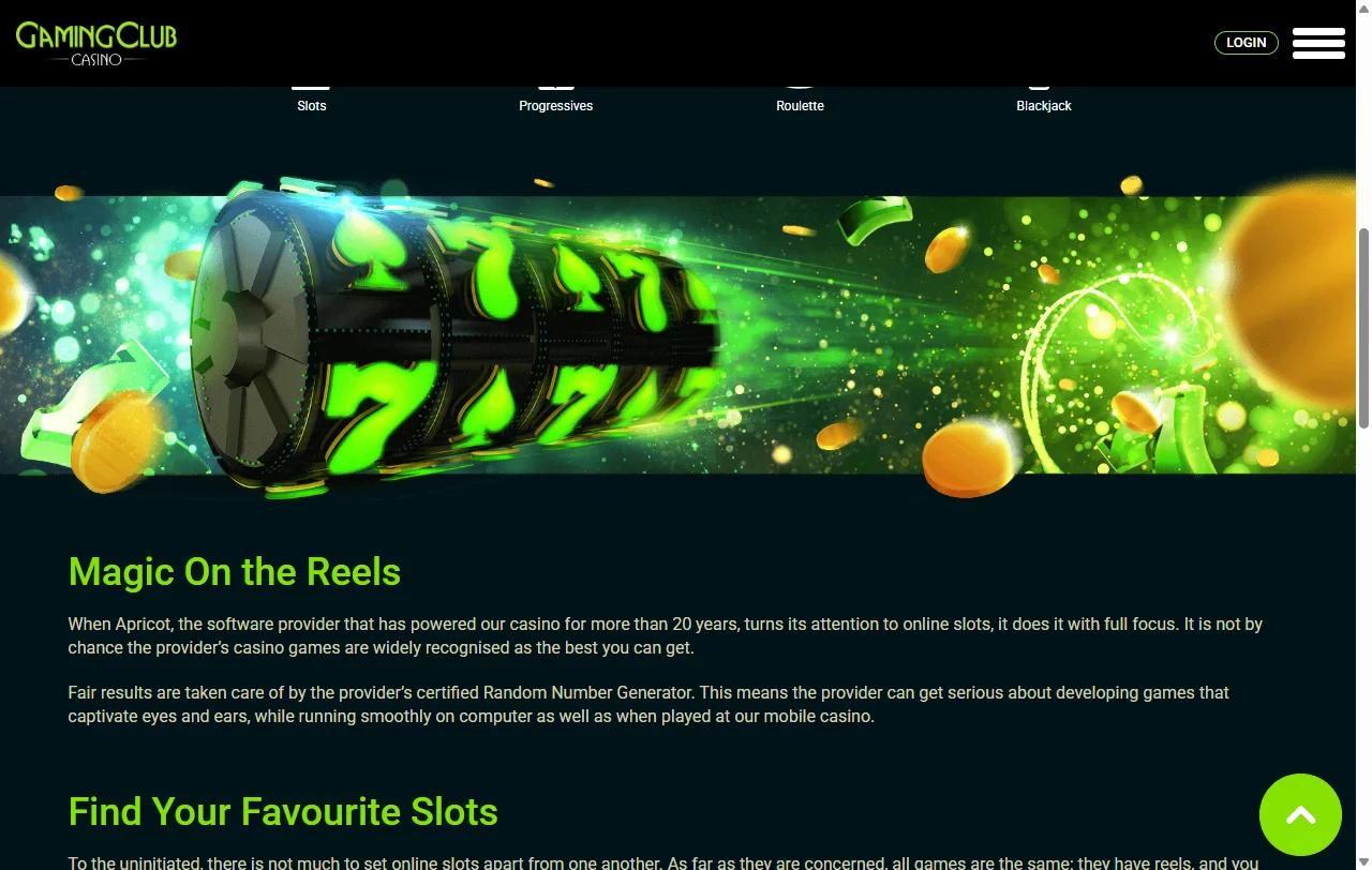 Gaming Club Casino welcome bonus offers and promotional campaigns