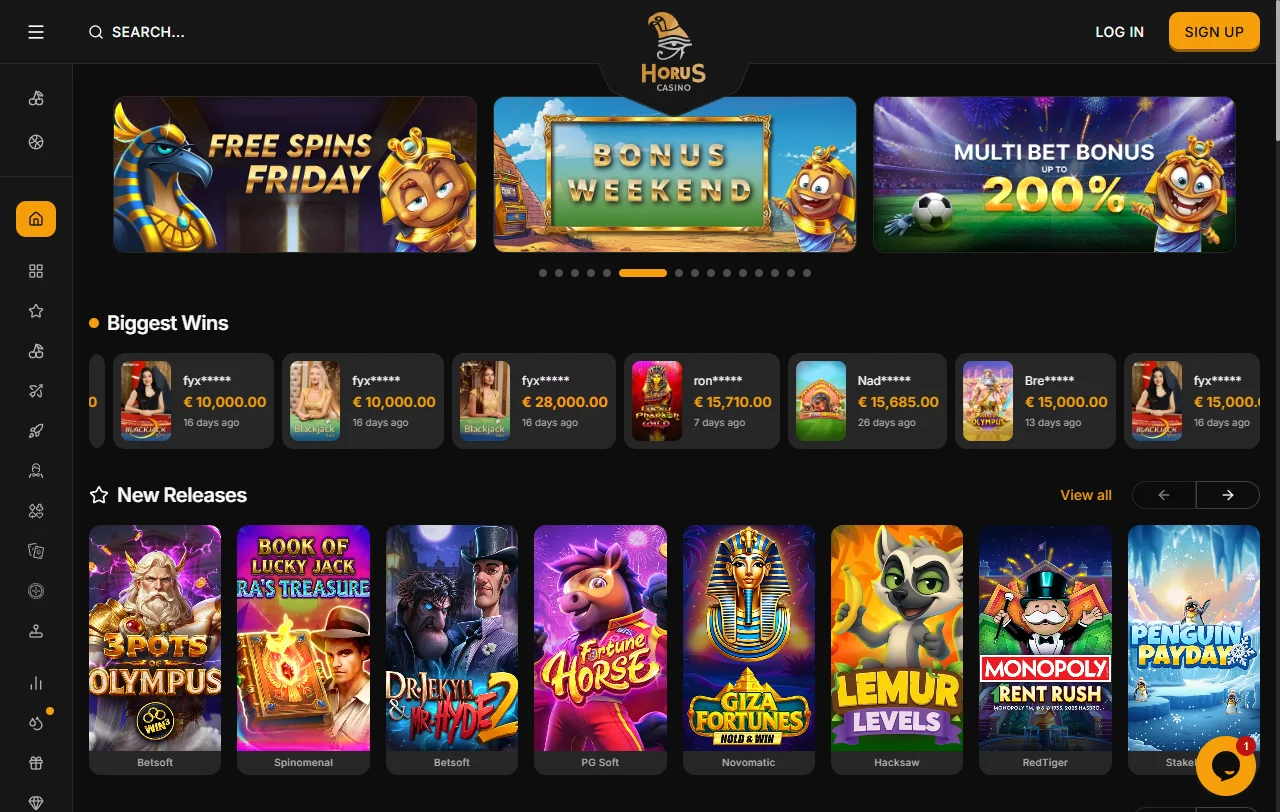 Horus Casino comprehensive review featuring complete platform overview and editorial analysis for players