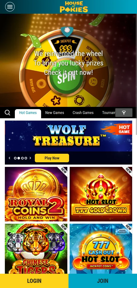 House of Pokies Casino mobile gaming experience on smartphone with responsive design optimisation