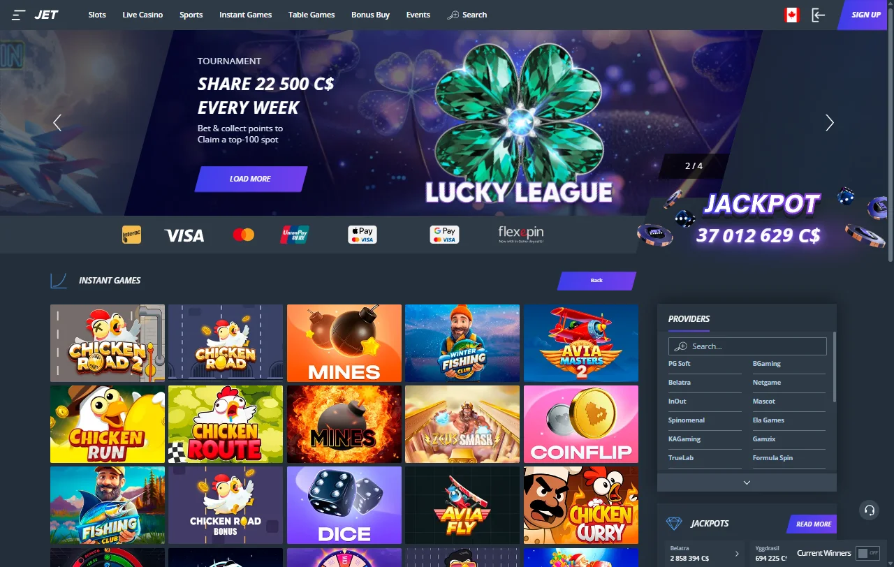 Jet Casino Australia comprehensive review interface showing complete platform overview