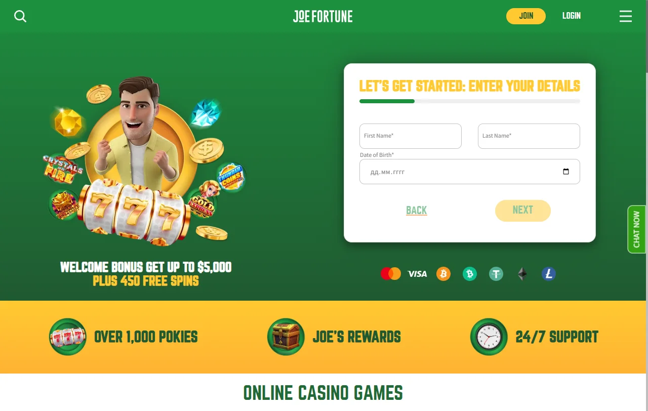 Joe Fortune Casino comprehensive editorial review covering gaming features and player experience for Australia