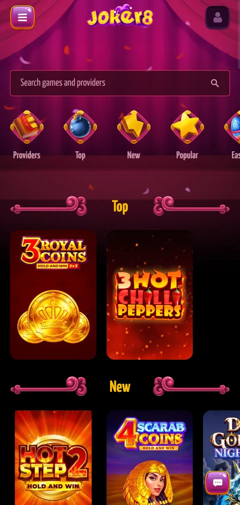 Joker8 Casino deposit and withdrawal payment methods including cards, e-wallets, and cryptocurrency options